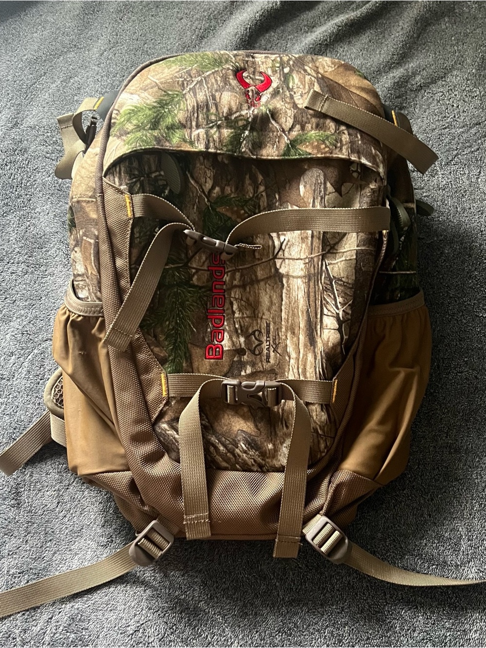 Badlands H2O 2 2L Hydration Backpack Hunting Pack Camo Brown Padded